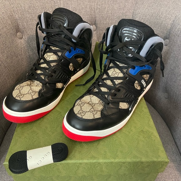 Men's Gucci Basket sneaker - Picture 4 of 6